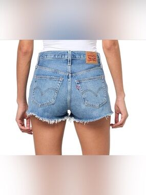Levi's 501 Women's Medium wash Blue Denim Cutoff Shorts